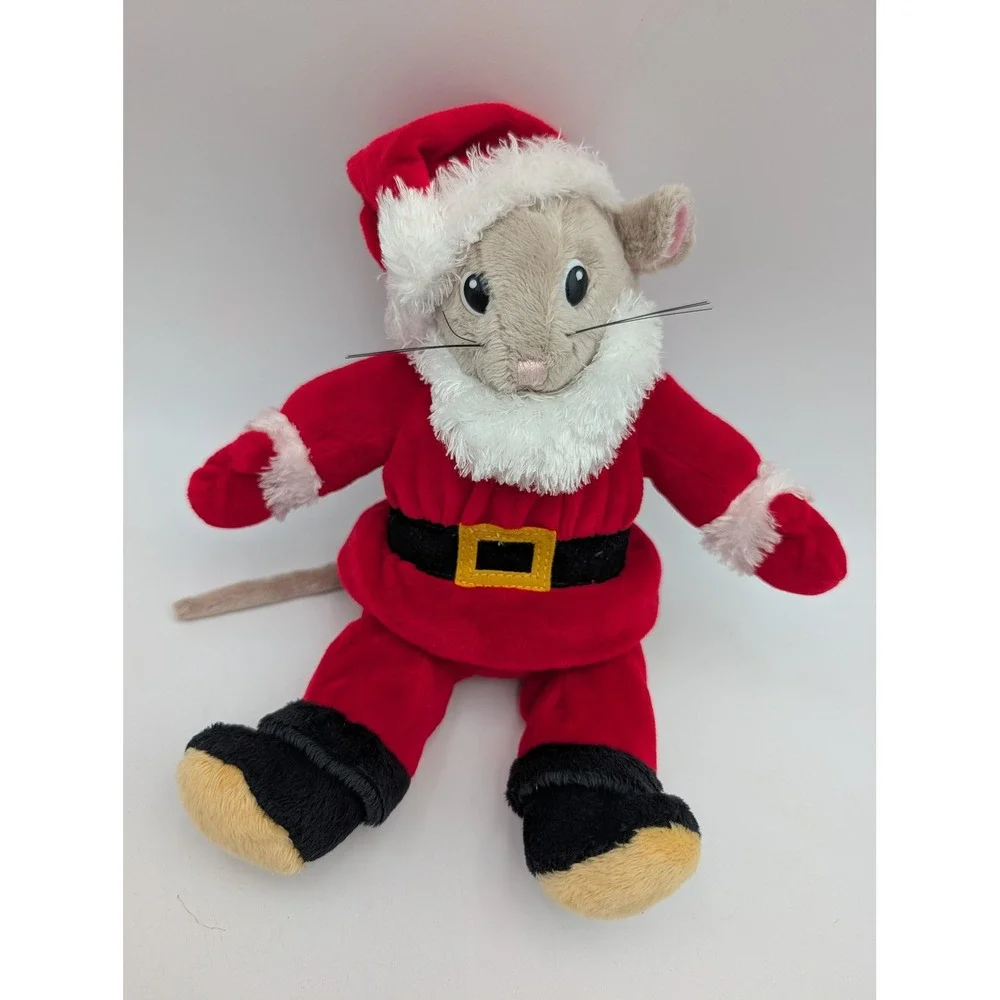 Douglas Santa Mouse Plush Michael Brown Christmas Stuffed Animal
